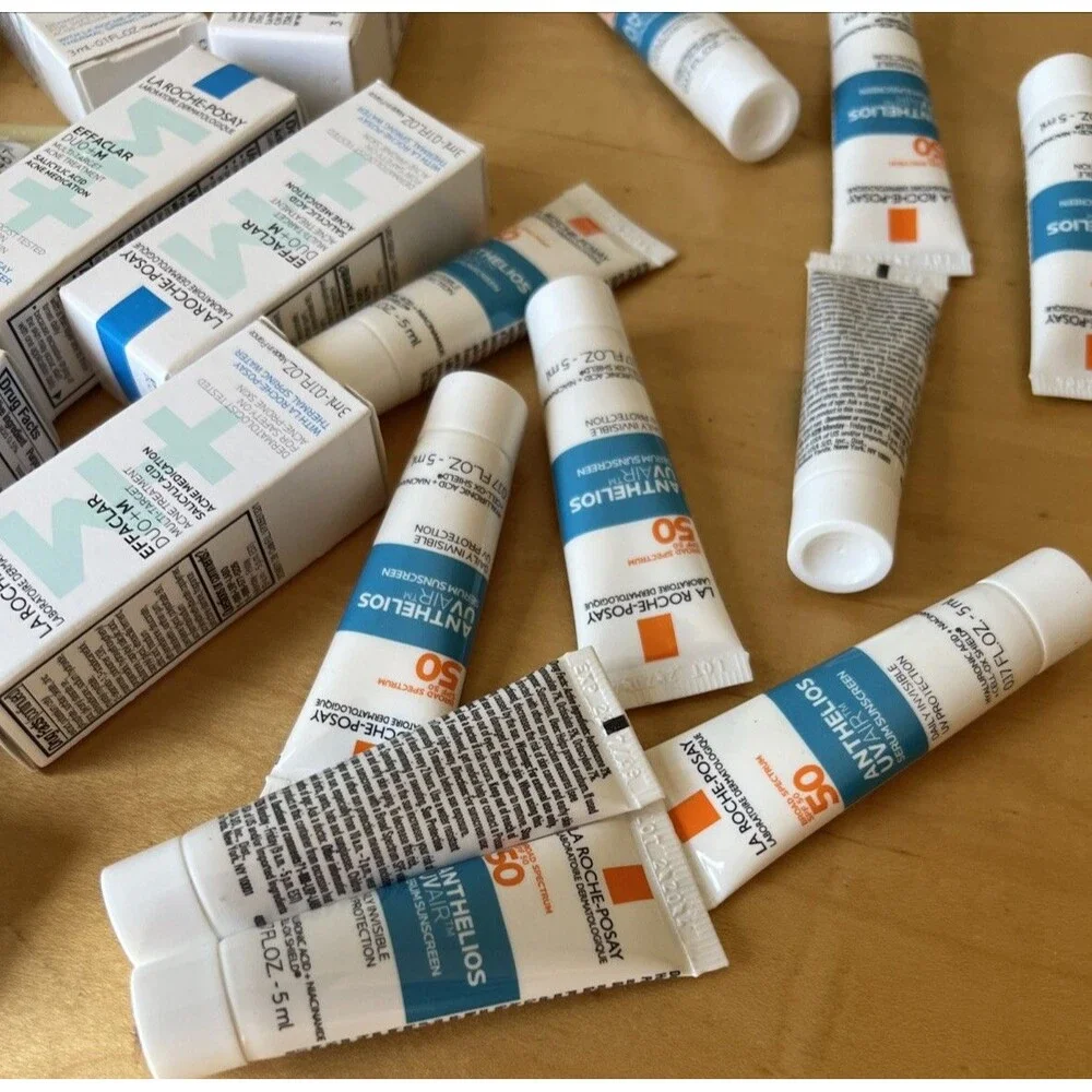 LA ROCHE POSAY ANTHELIOS UV AIR PRO SPORT LIPIKAR AR EFFACLAR Trial sz Lot of 44
